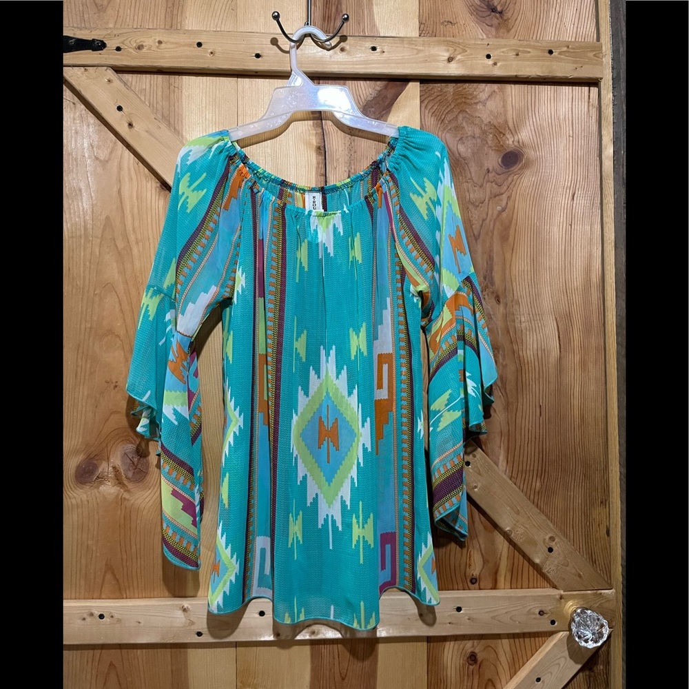 R Rouge western top